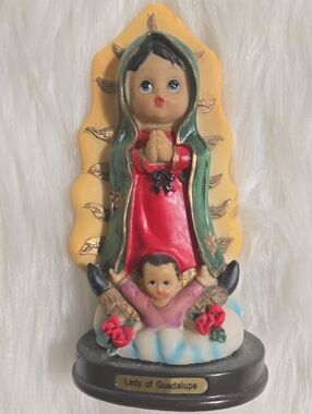 Our Lady Of Guadalupe Resin Statue "Baby Face"